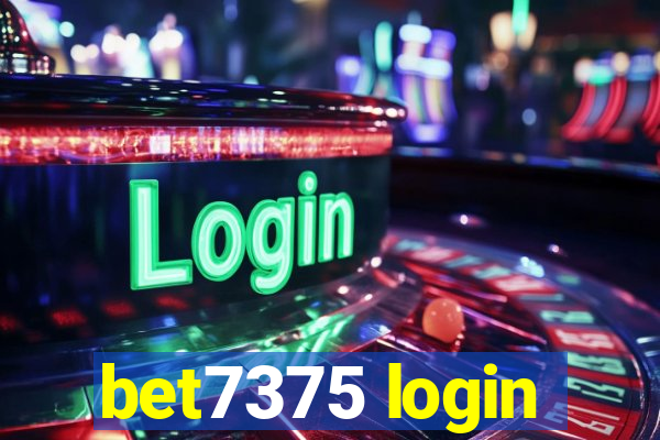 bet7375 login